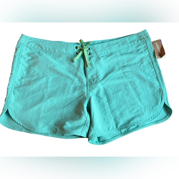 Patagonia Wavefarer Boardshorts Regular Fit Light Beryl Green w/SPF 20 Size 18 - Picture 4 of 8